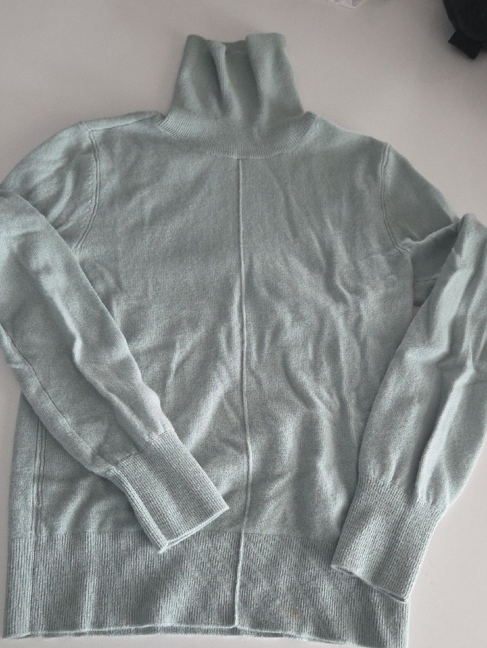 Club Monaco Light Sage Turtleneck Casmere Sweater